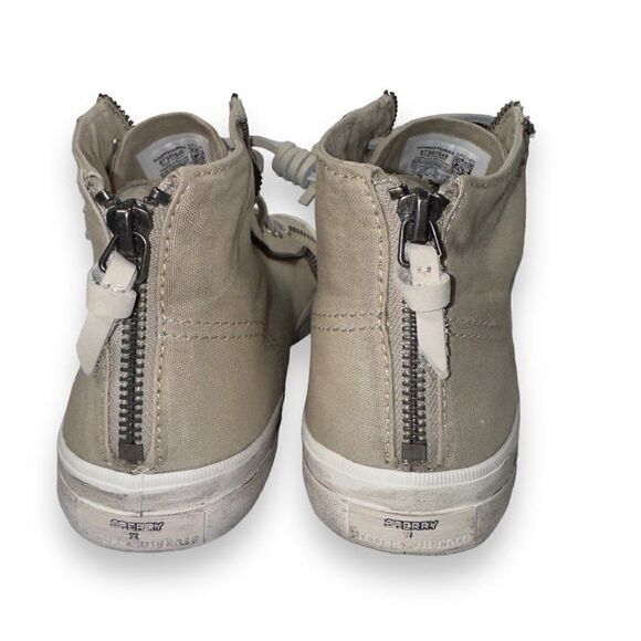 Sperry x Rebecca Minkoff High Top Distressed Sneaker STS87548 Women's 9.5M - Picture 5 of 12